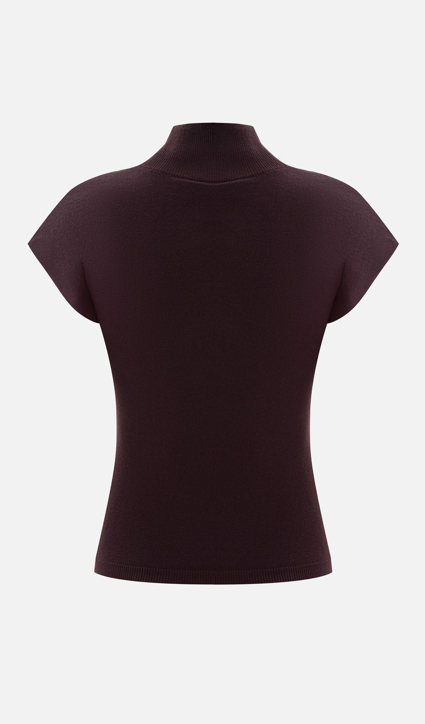 Sleeveless Knitted With Pleats Top