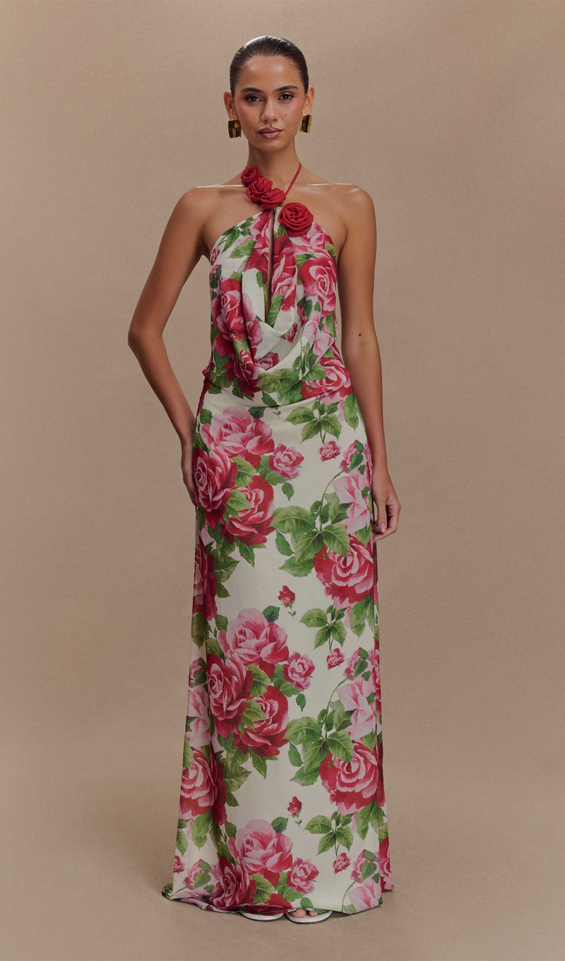 Cowl Neck Maxi Dress