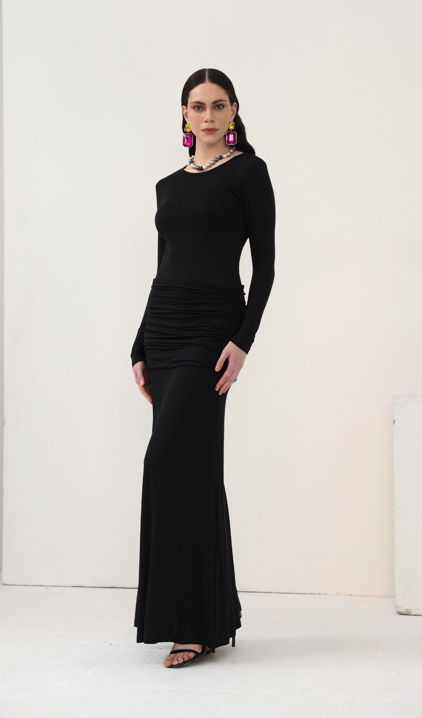 Semi Transparent Maxi Dress