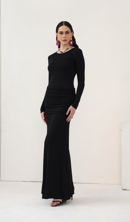 Semi Transparent Maxi Dress