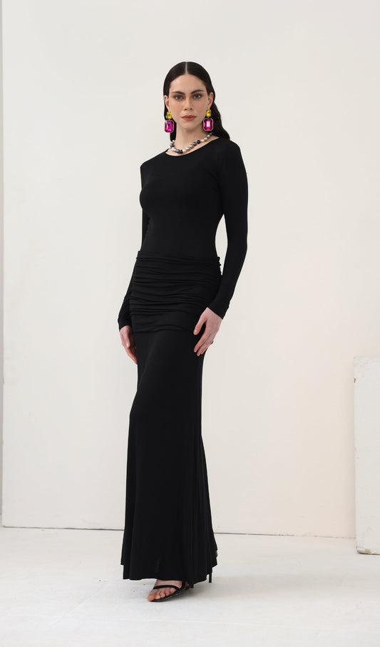 Semi Transparent Maxi Dress