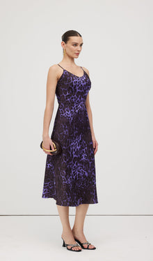 Leopard Print Midi Dress