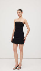 Strapless Diamond Embellished Mini Dress