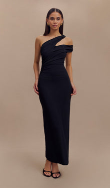 One Shoulder Modal Midi Dress