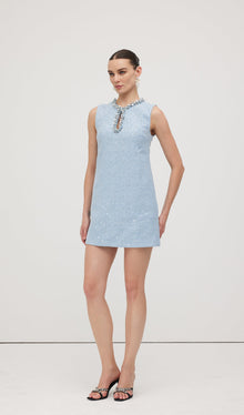 Sequin Boucle Mini Dress