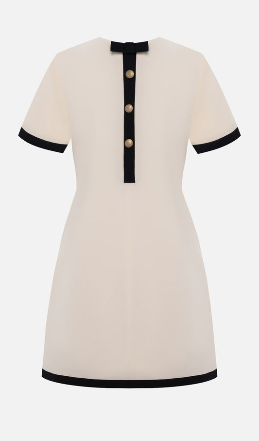 Demure A Silhouette Mini Dress