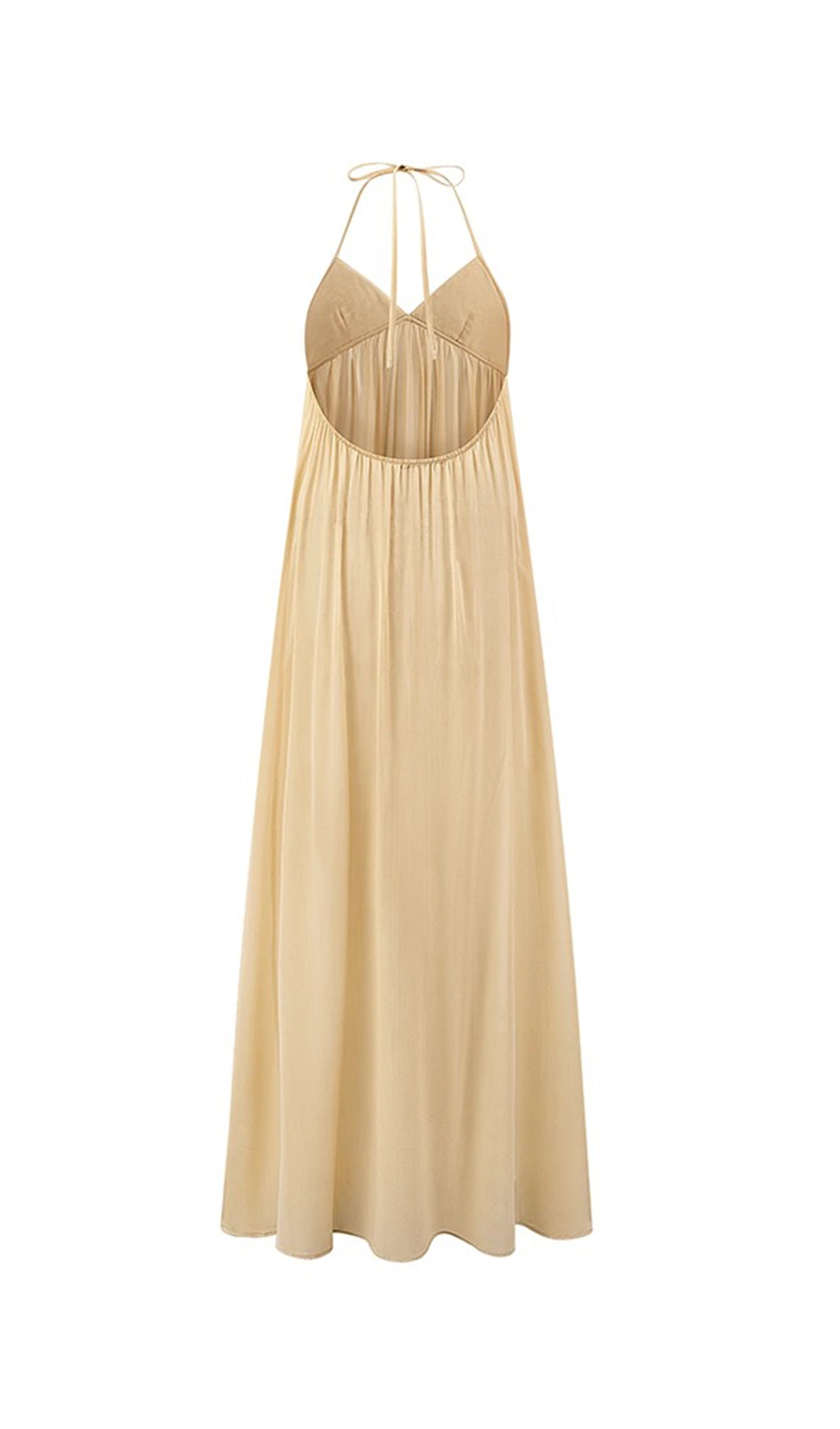 Slip Cotton Gauze Maxi Dress