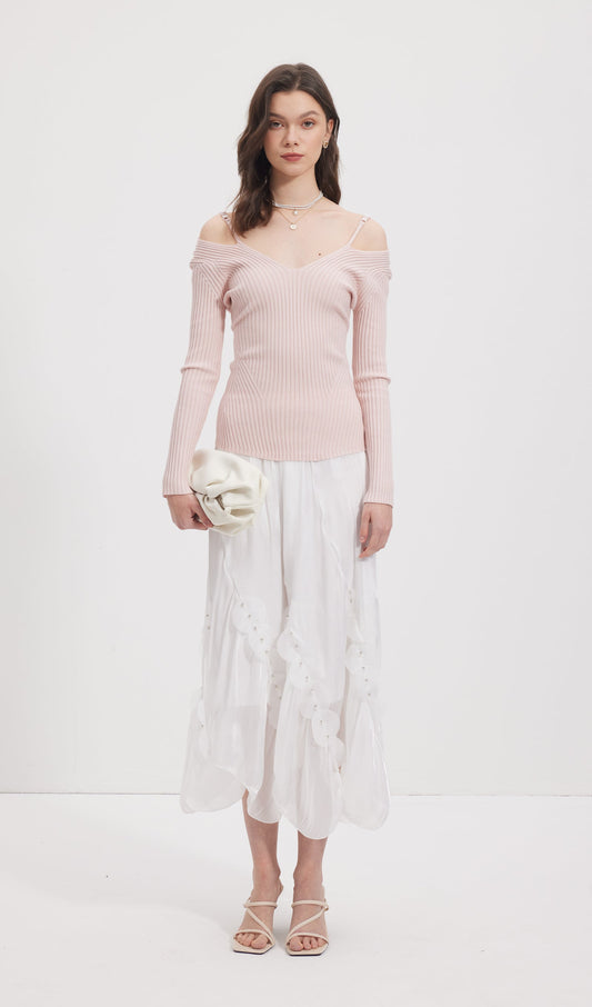 Long Sleeve Knitted  Top