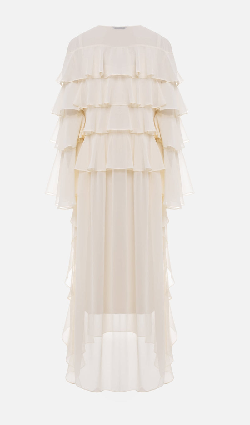 Airy With Ruffles Maxi Dress