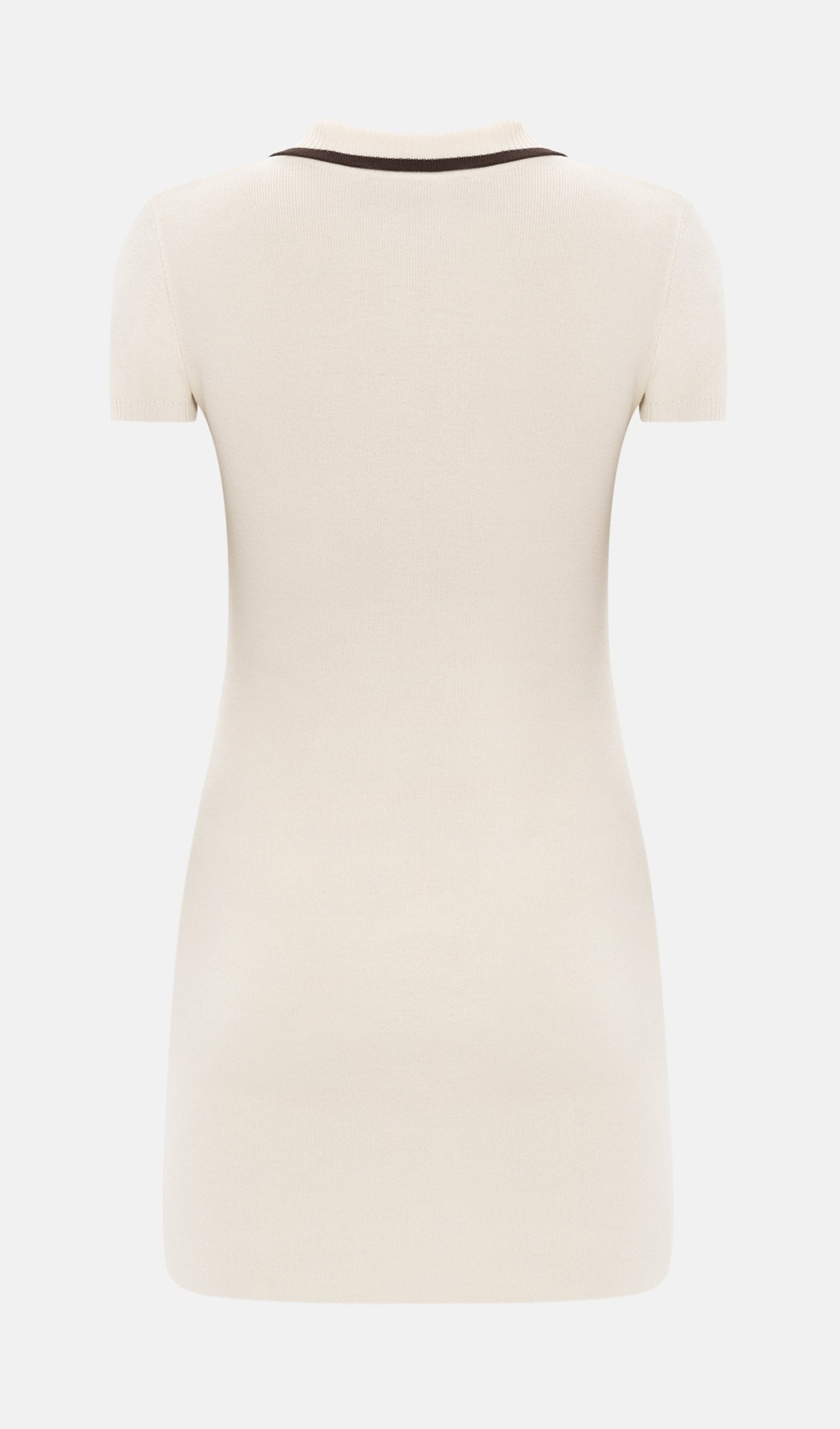 Knitted With Contrast Edge Mini Dress