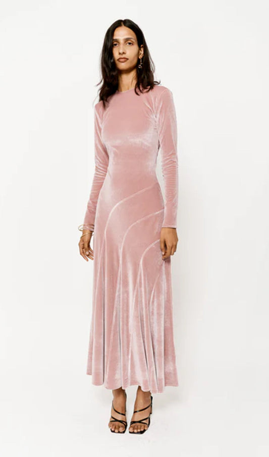 Velet Open Back Maxi Dress