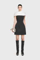 Cape-Style Sleeveless Dress