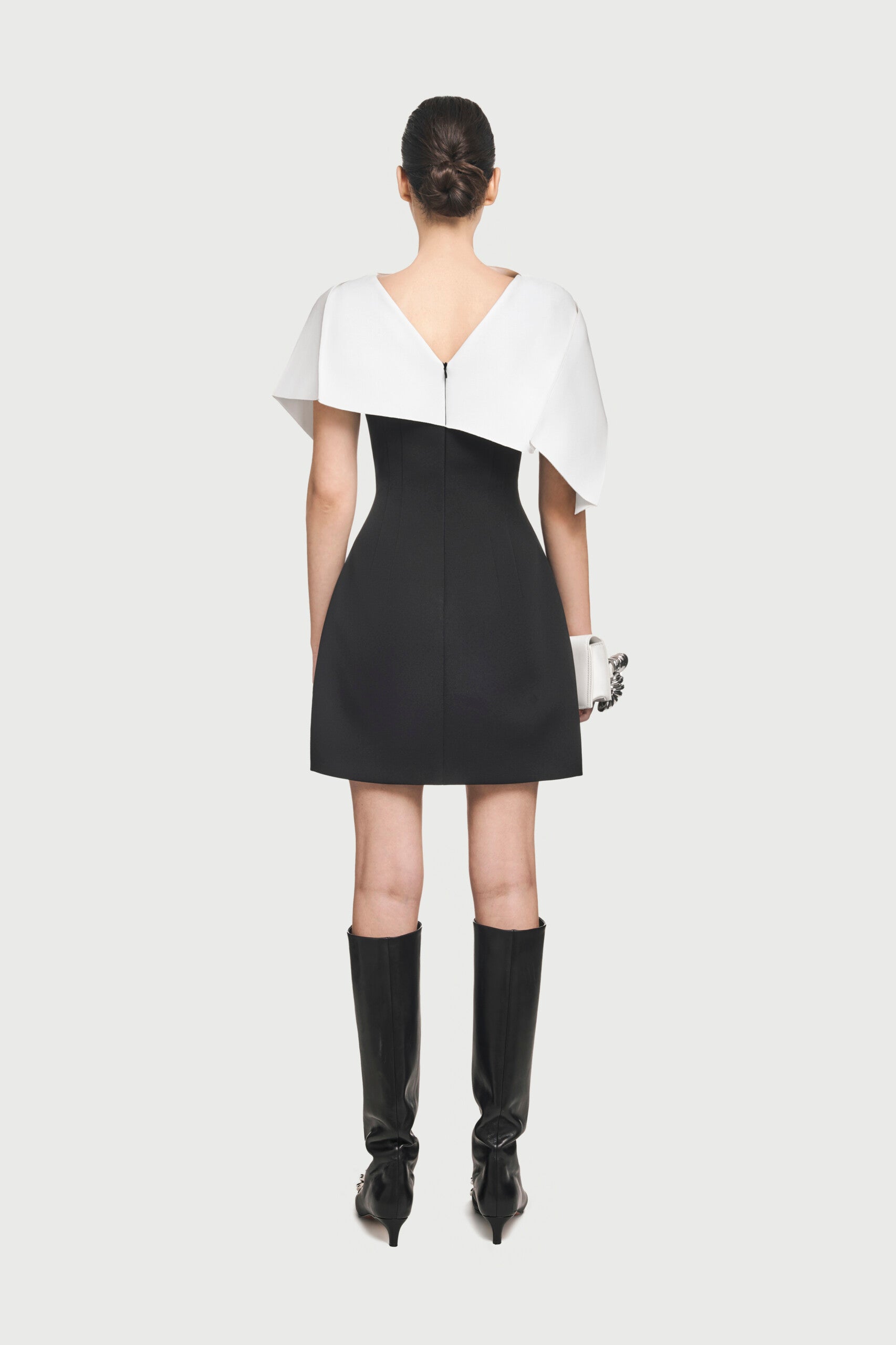 Cape-Style Sleeveless Dress