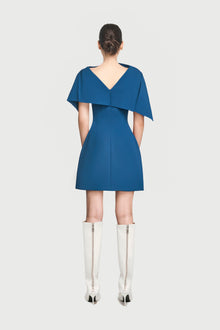 Cape-Style Sleeveless Dress