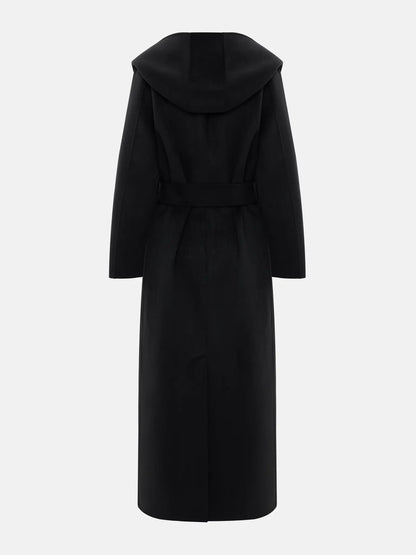 Hooded Double-Faced Wool Coat