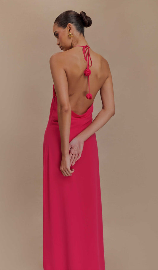 Cowl Neck Maxi Dress
