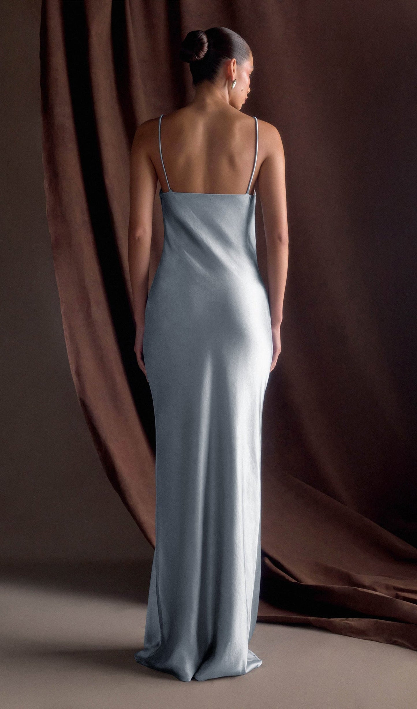 Sweetheart Satin Maxi Dress