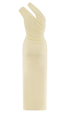 One Shoulder Modal Midi Dress