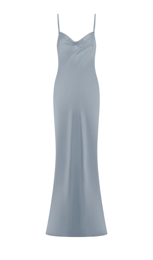 Sweetheart Satin Maxi Dress