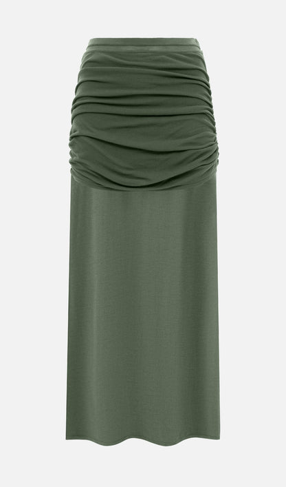 Short Sleeved Jersey Midi Skirt Sets