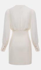 Combo With Wrap Bodice Mini Dress