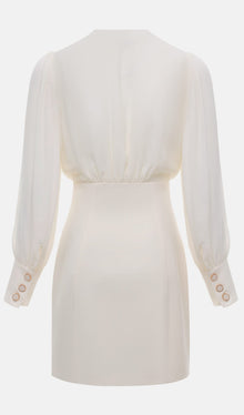 Combo With Wrap Bodice Mini Dress