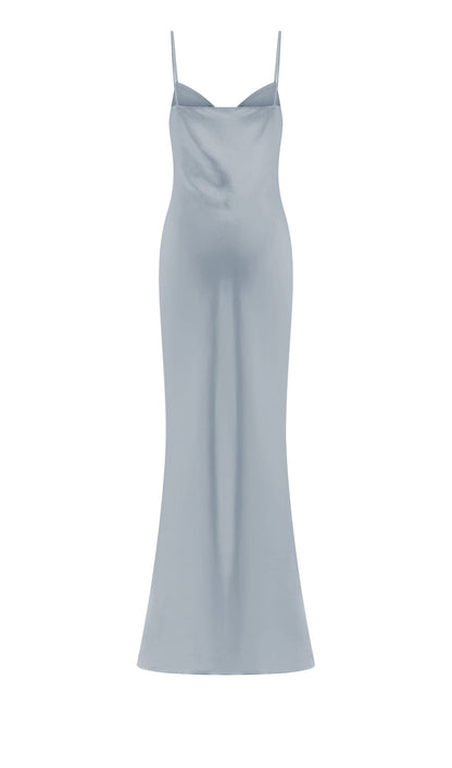 Sweetheart Satin Maxi Dress