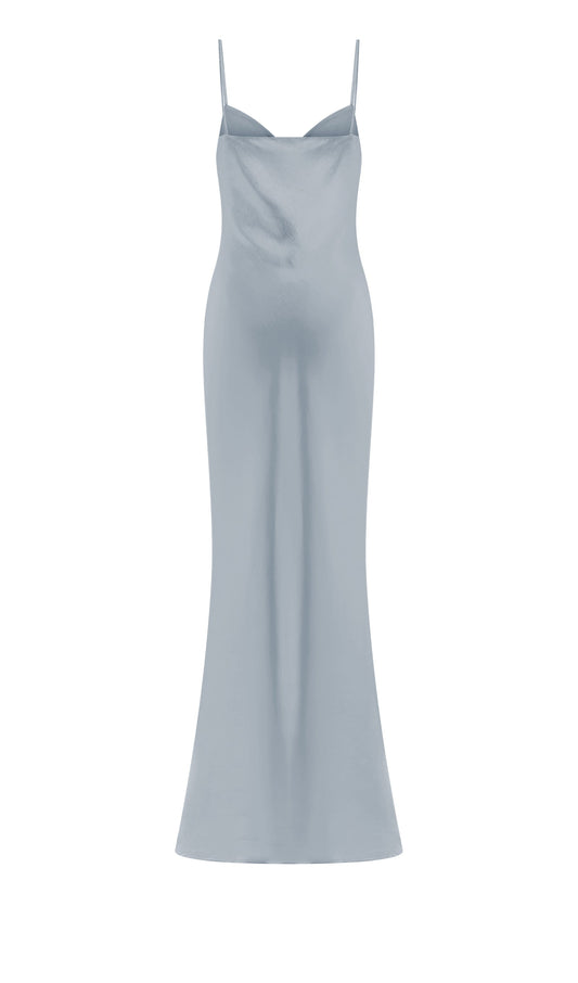 Sweetheart Satin Maxi Dress