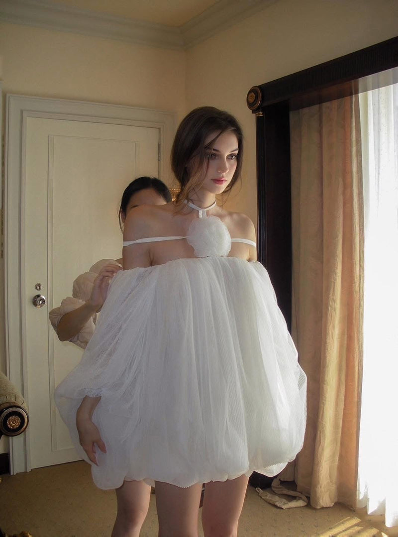 OIA Soraya Top & Shorts inside-white