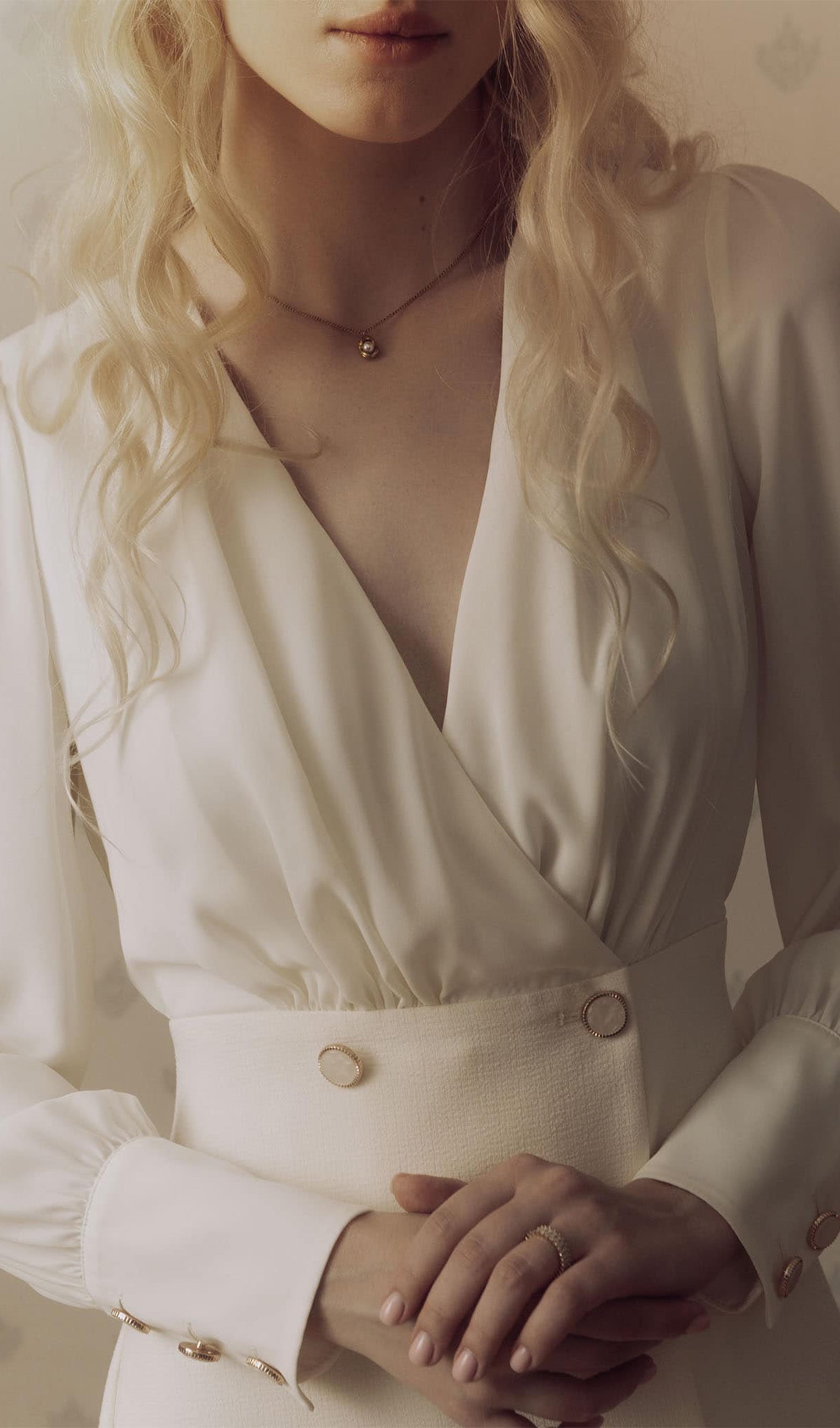 Combo With Wrap Bodice Mini Dress