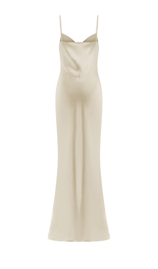 Sweetheart Satin Maxi Dress