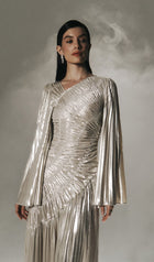 Metallic Maxi Dress