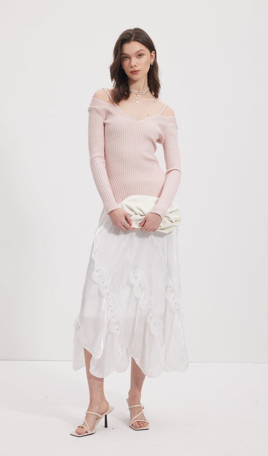 Long Sleeve Knitted  Top