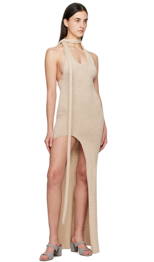 Halter Neck Maxi Dress