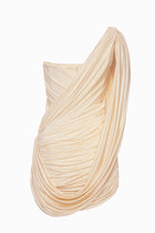One-Shoulder Bandeau-Style Ruched Mini Evening Dress