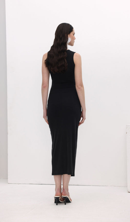 Ribbed Bodycon Midi Dress