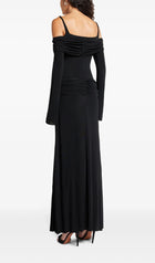 Off Shoulder Slip Maxi Dress