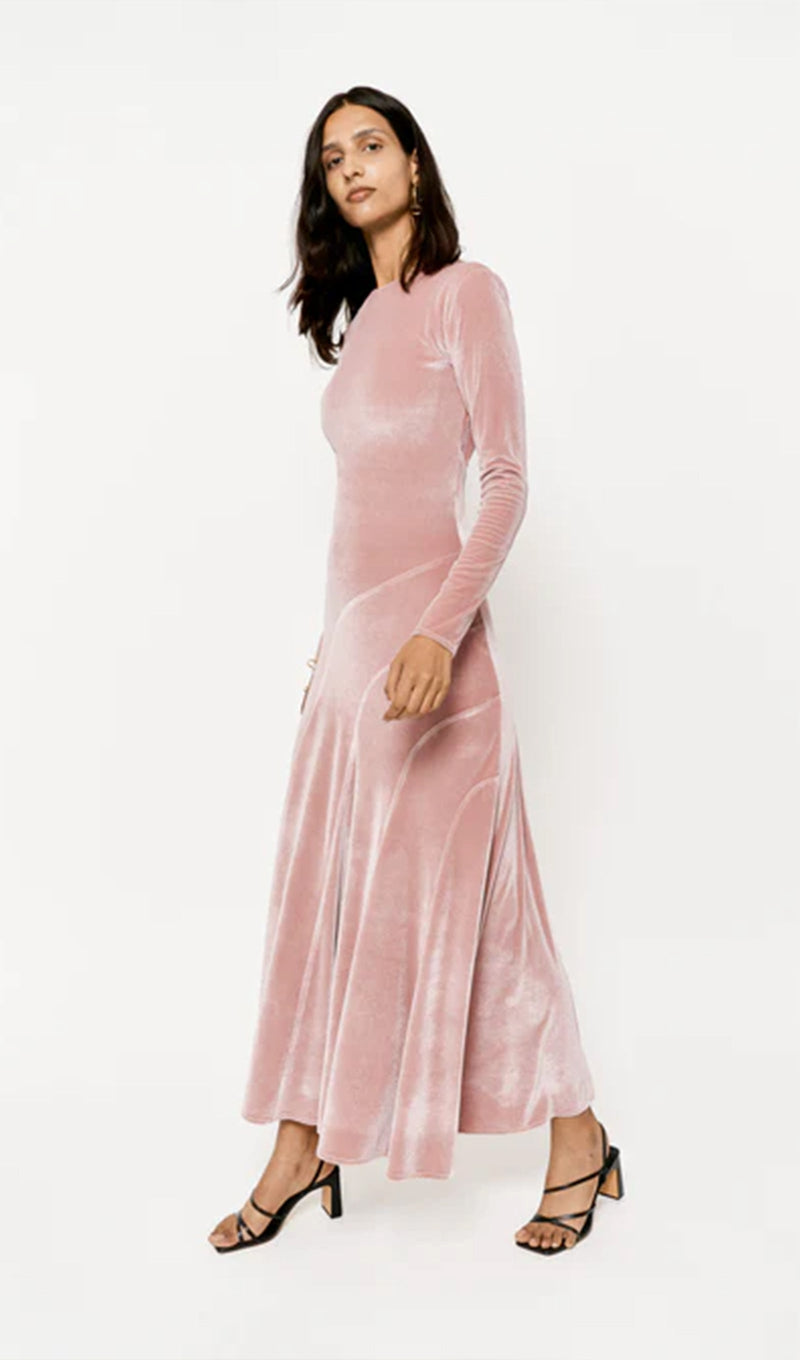 Velet Open Back Maxi Dress