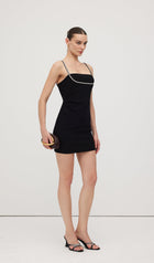 Bandage Diamante Trim Mini Dress