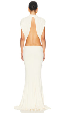 Jersey  Cut Out Detail Maxi Dress