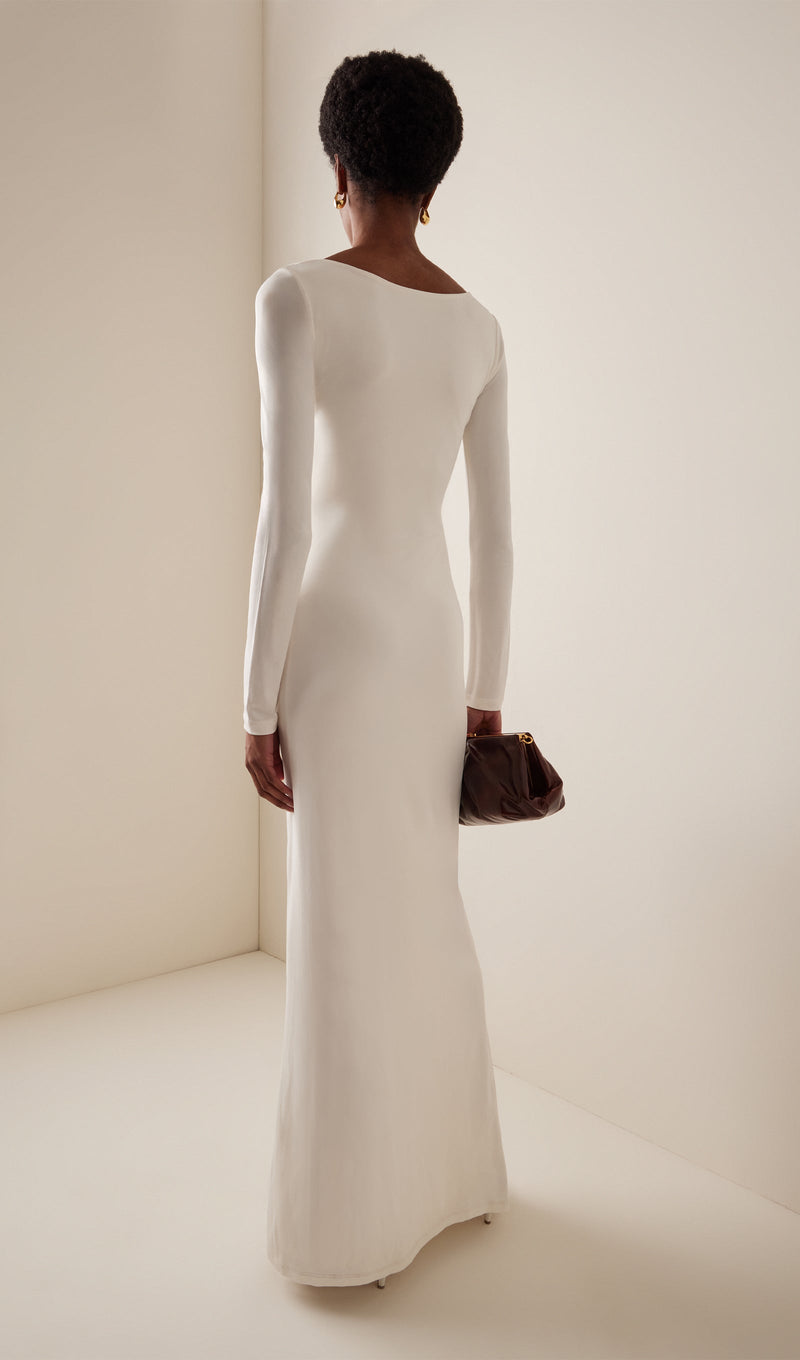 Braid Jersey Maxi Dress