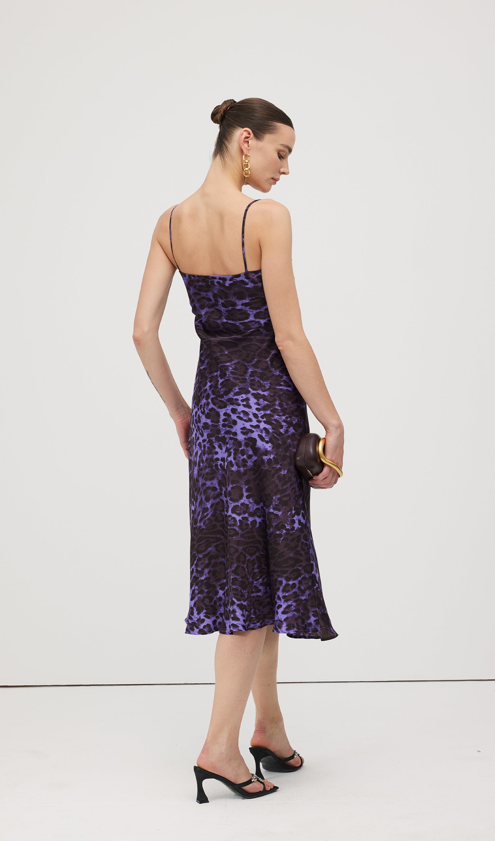 Leopard Print Midi Dress