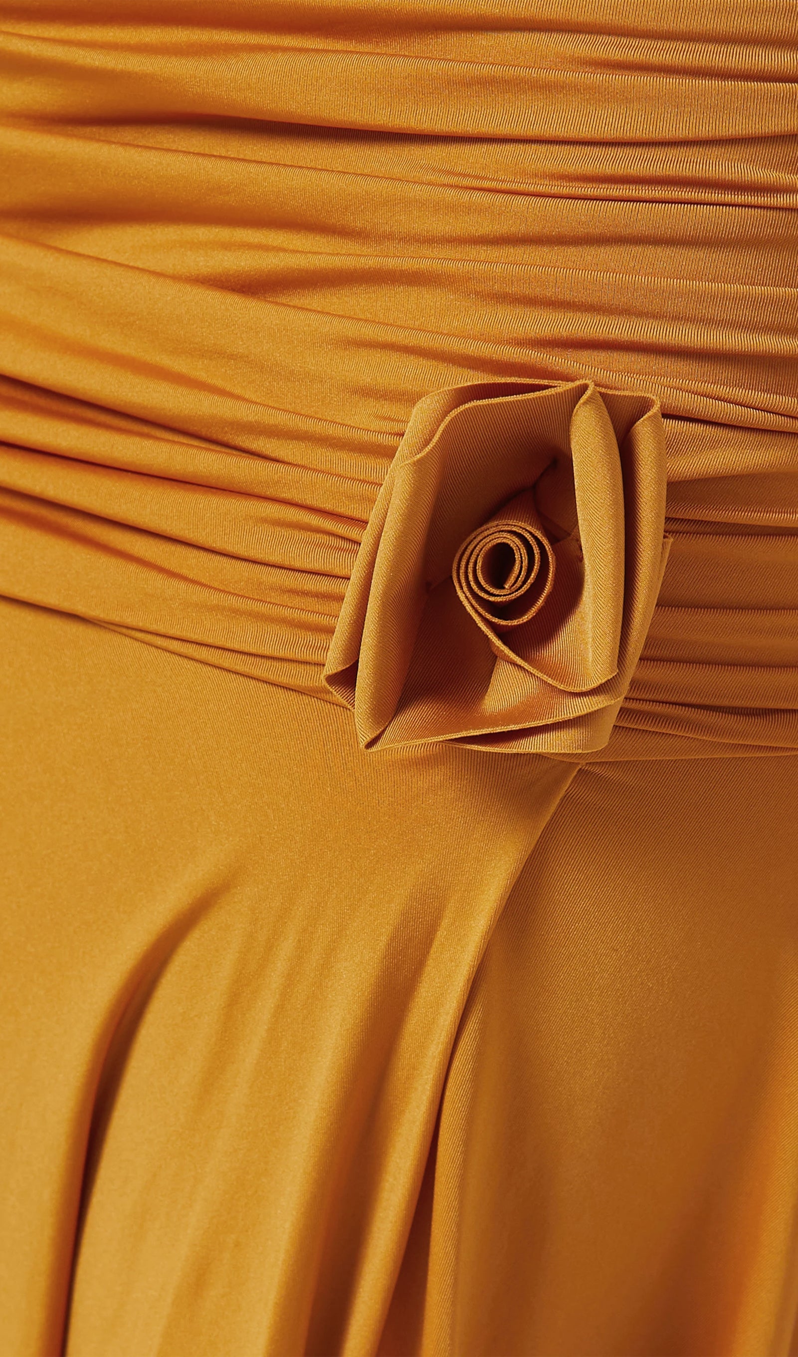 Off Shoulder Pleated Split Maxi Dress