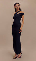 One Shoulder Modal Midi Dress