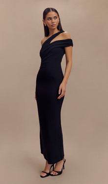 One Shoulder Modal Midi Dress