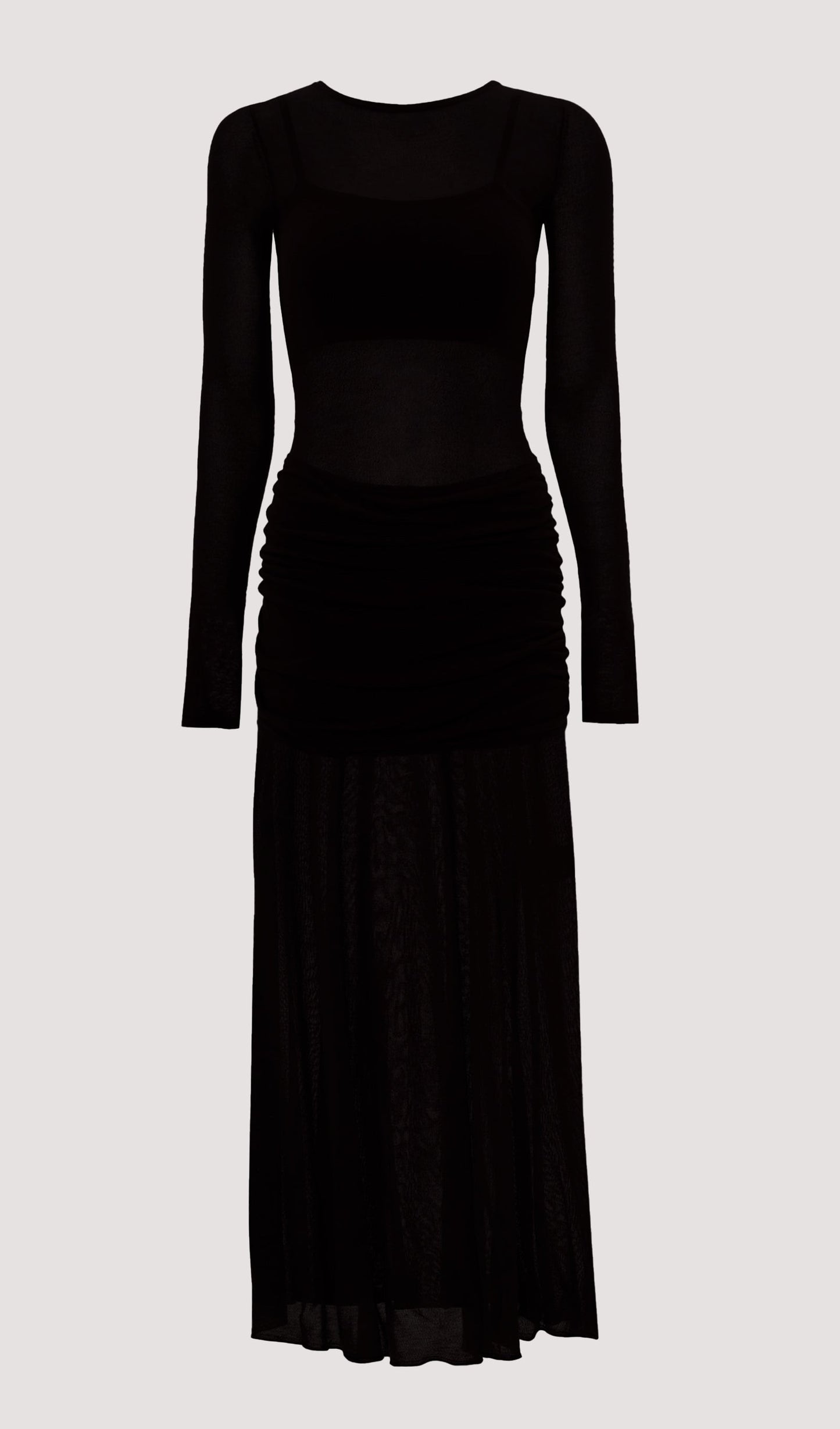 Semi Transparent Maxi Dress