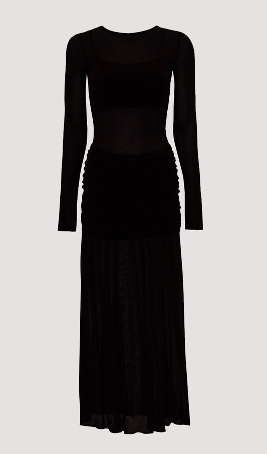 Semi Transparent Maxi Dress