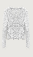 Hollow Out Lace Top