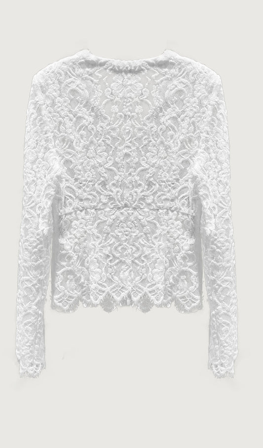 Hollow Out Lace Top