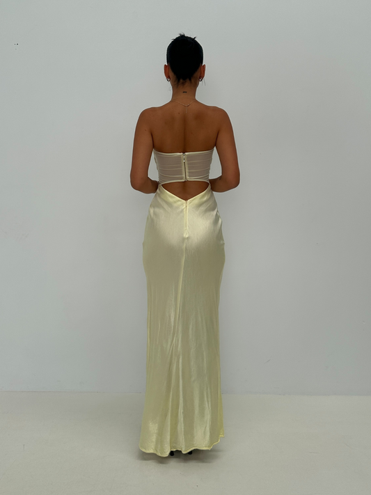 Halle Dress - Lemon